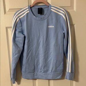 Adidas Light Blue Crewneck Sweater
